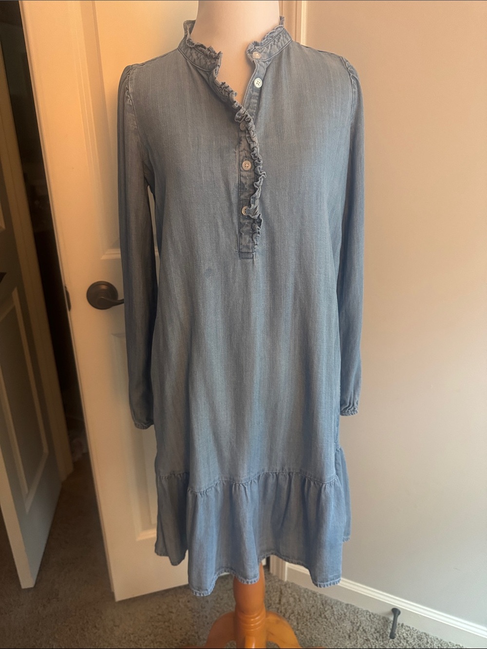LOFT Denim Dress, sz XXS Petite